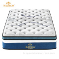 Matelas à ressort de poche à mémoire de poche à mémoire de poche infusée de gel refroidie